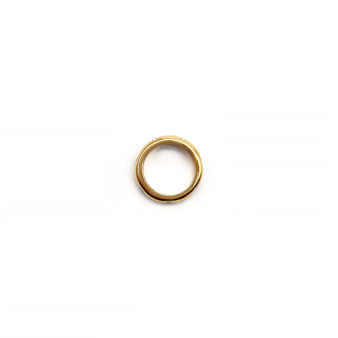 Chrome Hearts 22K Gold Negative Cross Ring - SHENGLI ROAD MARKET