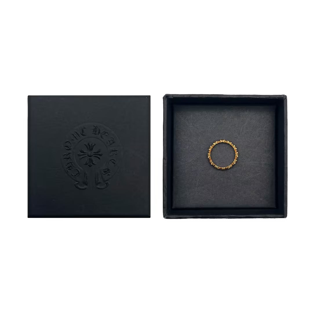 Chrome Hearts 22K Gold Negative Cross Ring - SHENGLI ROAD MARKET