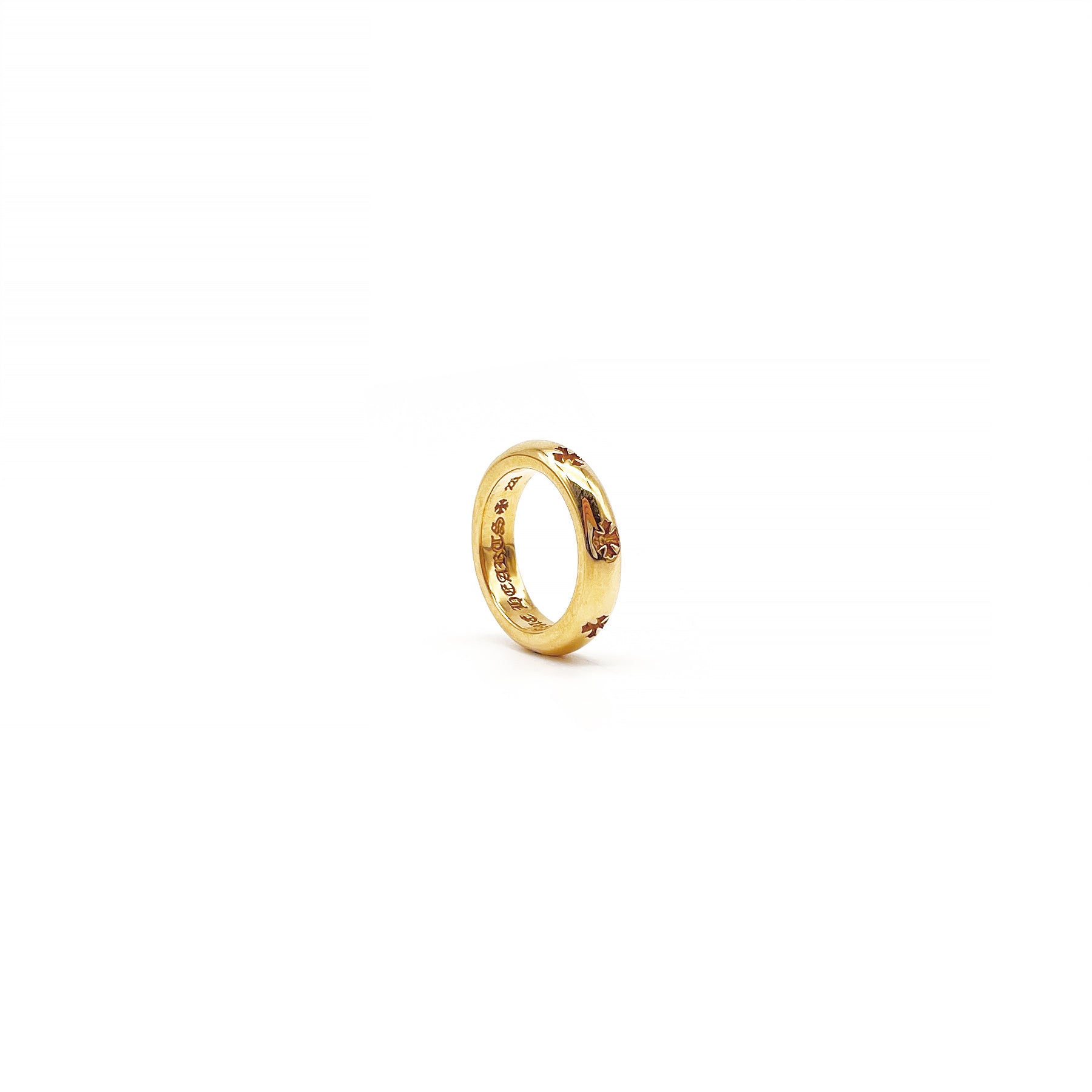 Chrome Hearts 22K Gold Negative Cross Ring - SRM – SHENGLI ROAD MARKET
