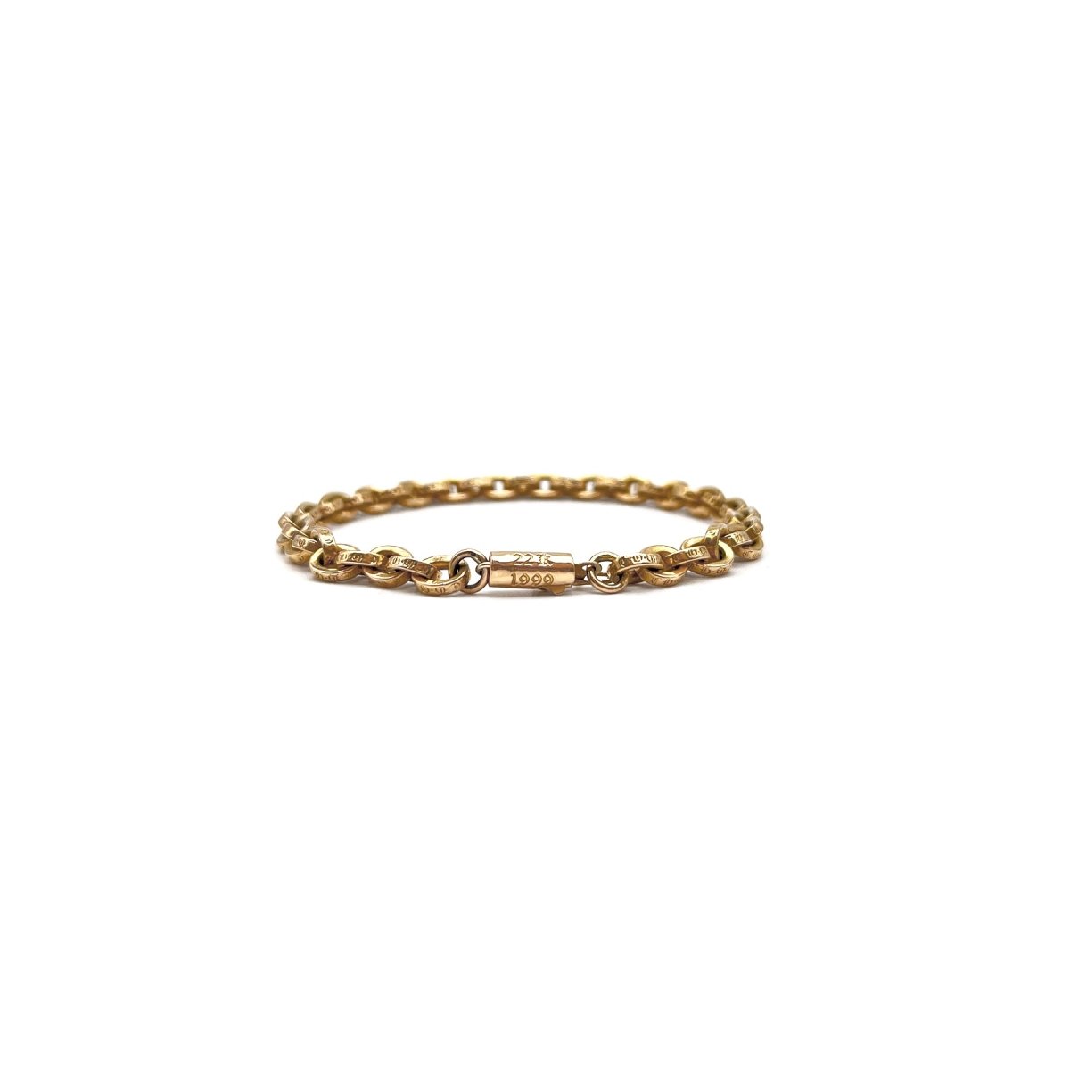 Chrome Hearts 22K Gold Paperchain Bracelet - SHENGLI ROAD MARKET