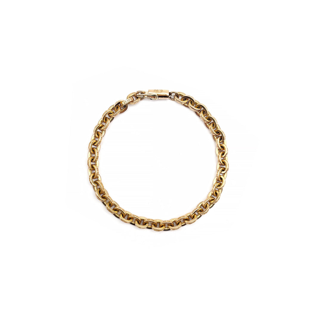 Chrome Hearts 22K Gold Paperchain Bracelet - SHENGLI ROAD MARKET