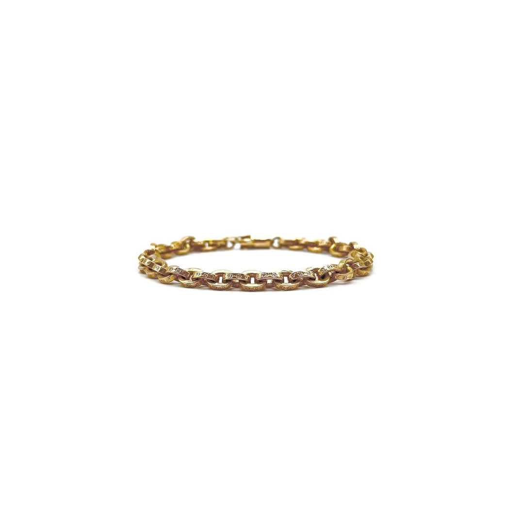 Chrome Hearts 22K Gold Paperchain Bracelet - SHENGLI ROAD MARKET