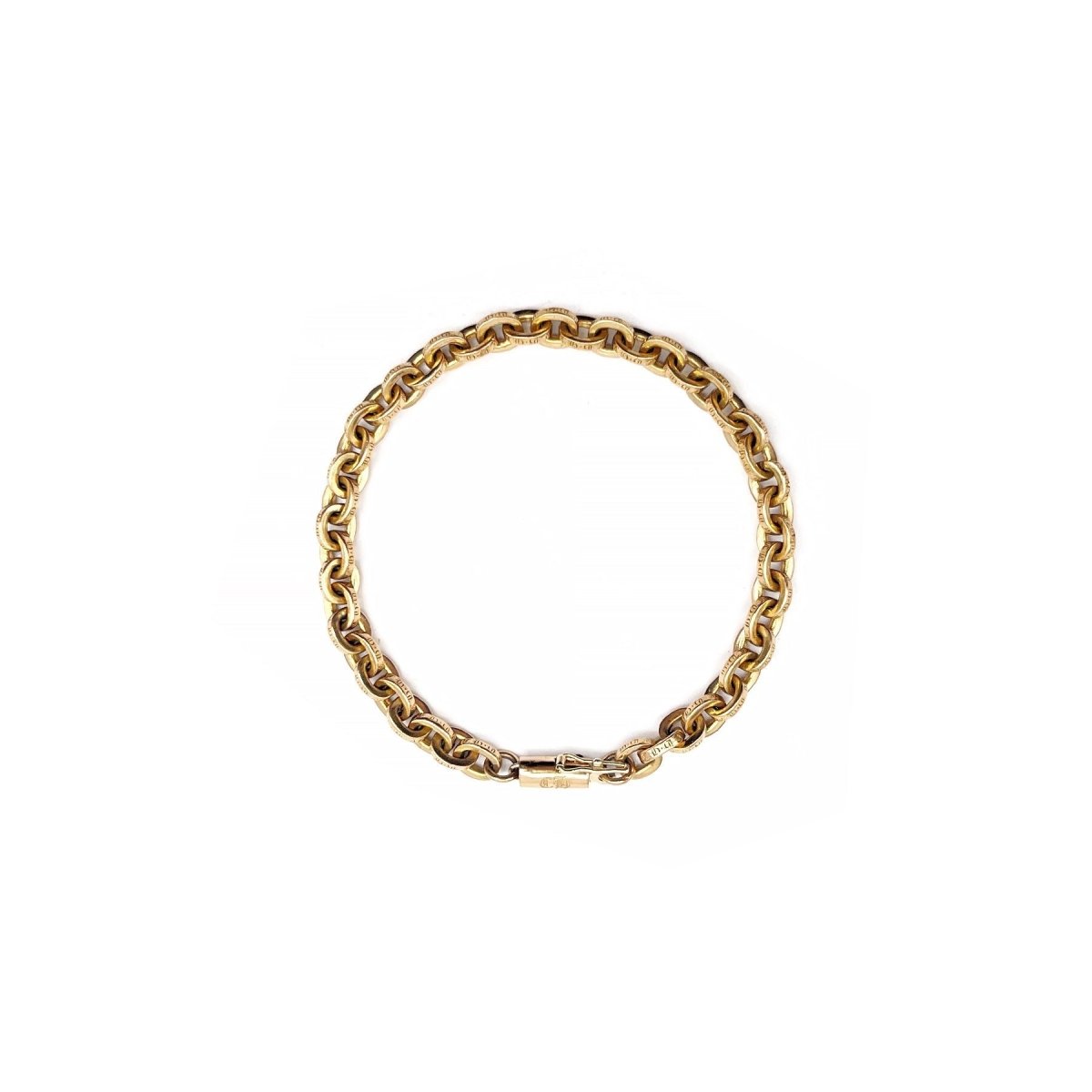 Chrome Hearts 22K Gold Paperchain Bracelet - SHENGLI ROAD MARKET