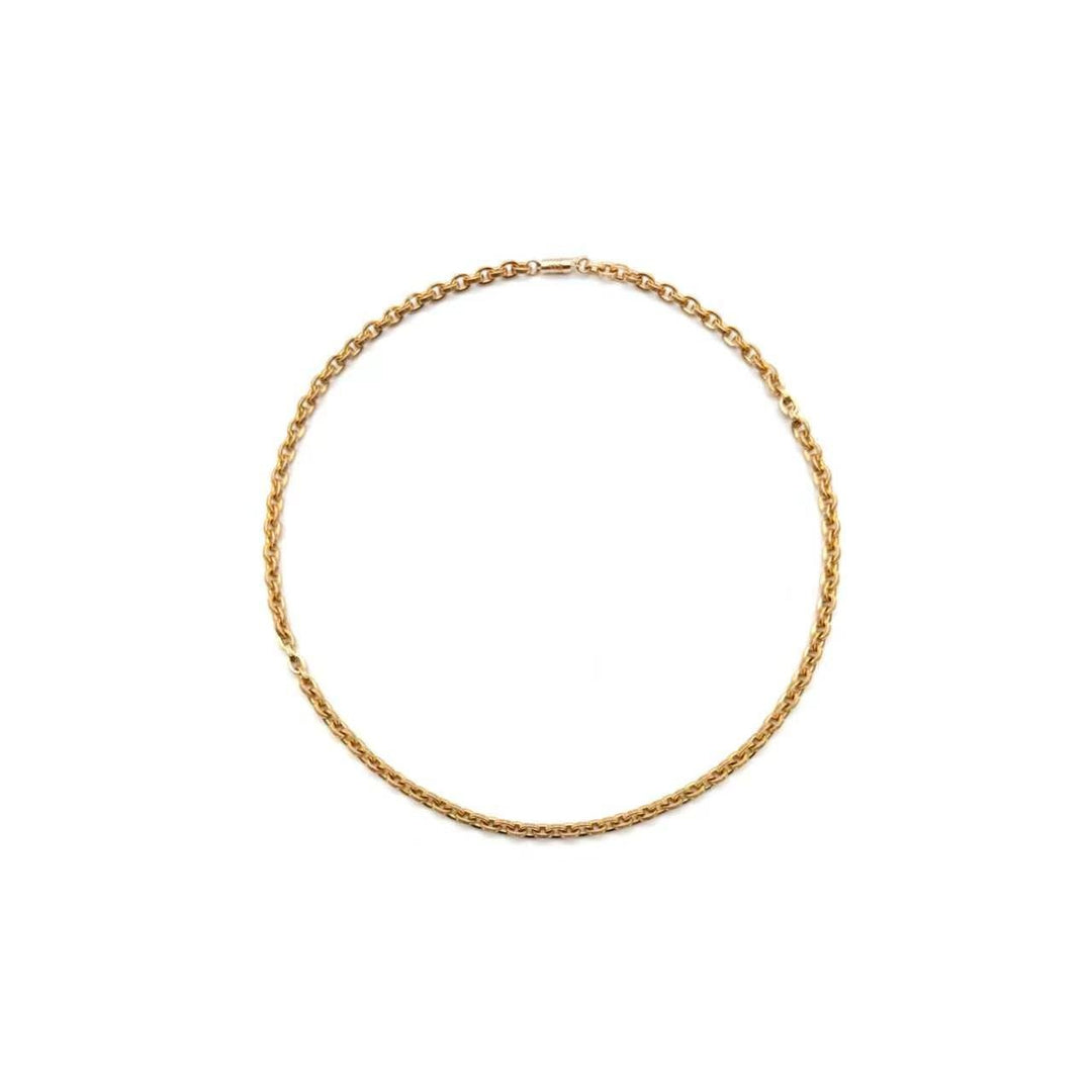 Chrome Hearts 22K Gold Paperchain Necklace - SHENGLI ROAD MARKET