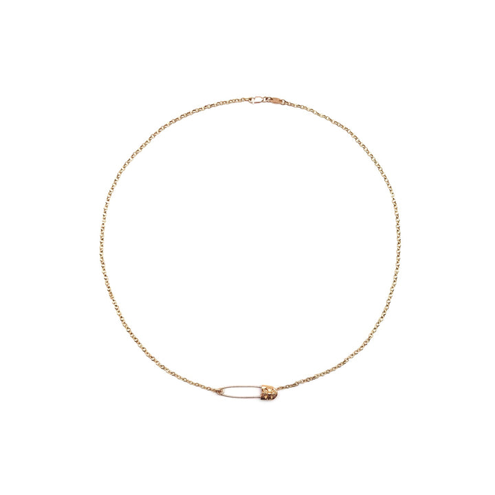 Chrome Hearts 22K Gold Pin Necklace - SHENGLI ROAD MARKET