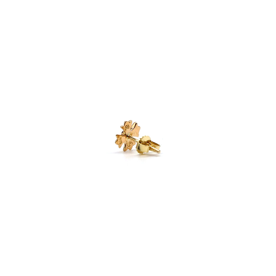 Chrome Hearts 22K Gold Ruby Cross Earring - SHENGLI ROAD MARKET