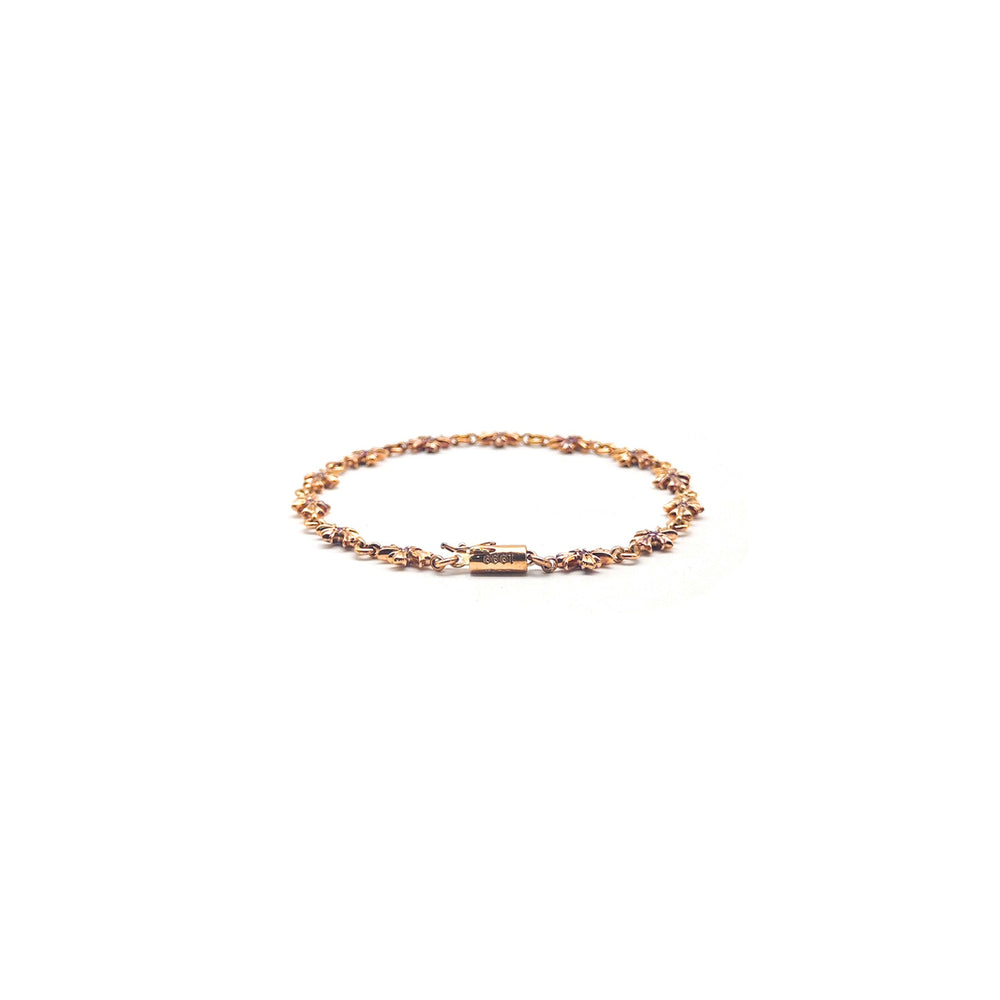 Chrome Hearts 22K Gold Ruby Tiny E Bracelet - SHENGLI ROAD MARKET