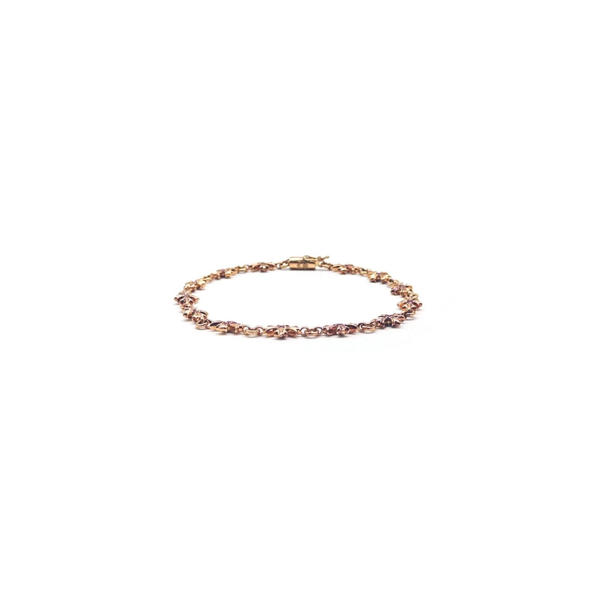 Chrome Hearts 22K Gold Ruby Tiny E Bracelet - SHENGLI ROAD MARKET