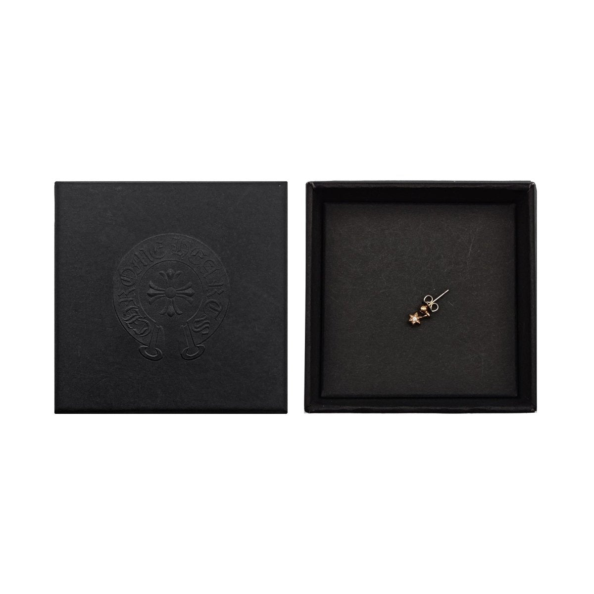心ᑦᑋᵃᵑ*୨୧*˚·♡ Chrome Hearts 22K Gold Single Diamond Star Earring Drop -SRM