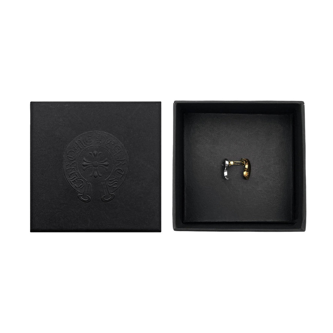 Chrome Hearts 22K Gold Sterling Silver Yin Yang Earrings Studs - SHENGLI ROAD MARKET