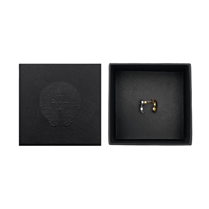 Chrome Hearts 22K Gold Sterling Silver Yin Yang Earrings Studs - SHENGLI ROAD MARKET