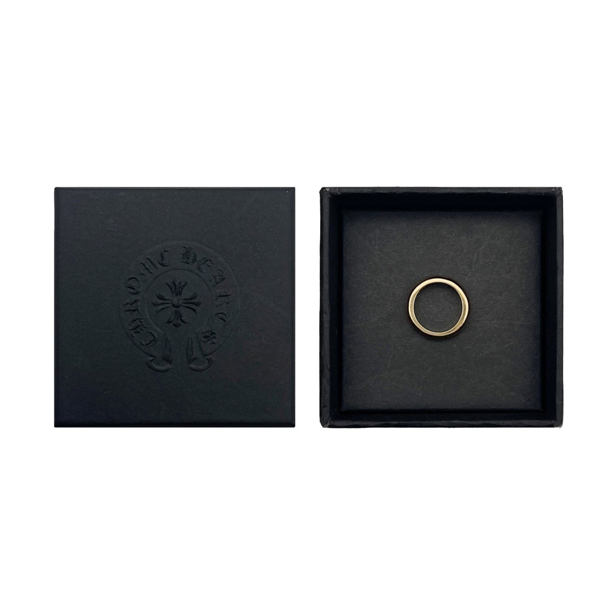 Chrome Hearts 22K Gold Tiny E Band Ring - SHENGLI ROAD MARKET