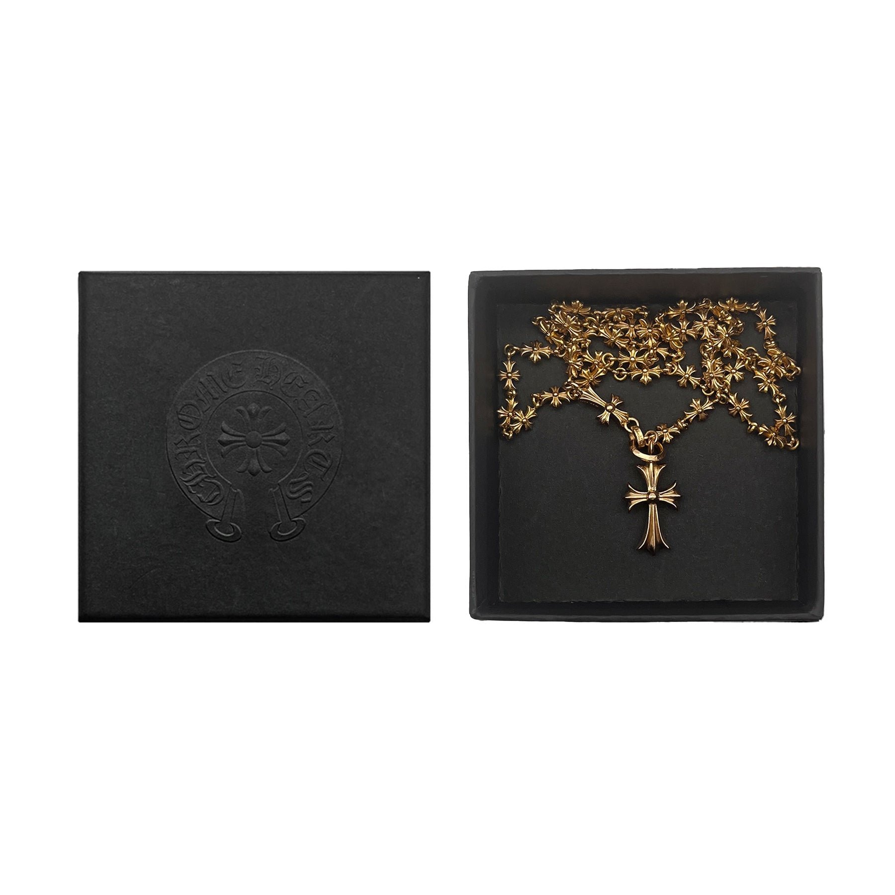 Chrome Hearts 22K Gold Tiny E Chokechain Necklace - SRM – SHENGLI