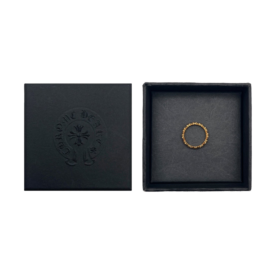 Chrome Hearts 22K Gold Tiny E Plus Band Ring - SHENGLI ROAD MARKET