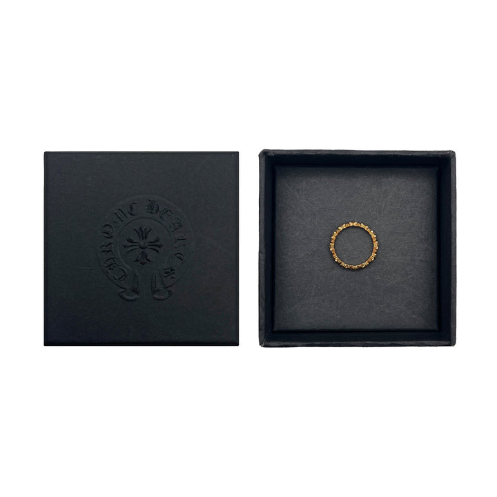 Chrome Hearts 22K Gold Tiny E Plus Band Ring - SHENGLI ROAD MARKET