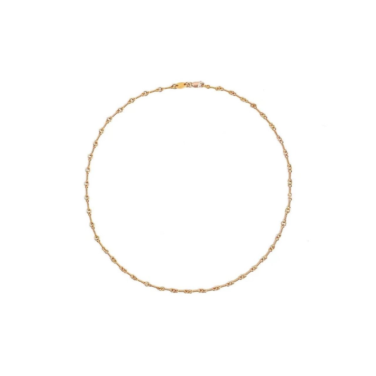 Chrome Hearts 22K Gold Twist Chain Necklace - SHENGLI ROAD MARKET