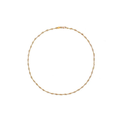 Chrome Hearts 22K Gold Twist Chain Necklace - SHENGLI ROAD MARKET