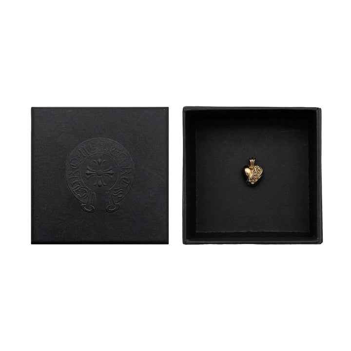 Chrome Hearts 22K Gold Vine Heart Charm Pendant - SHENGLI ROAD MARKET