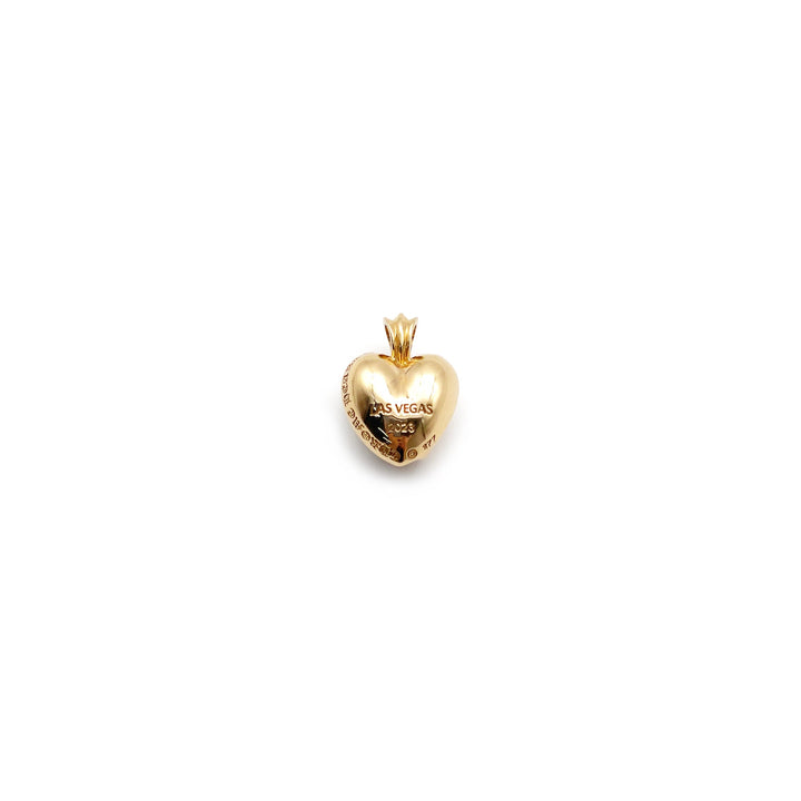 Chrome Hearts 22K Gold Vine Heart Charm Pendant - SHENGLI ROAD MARKET