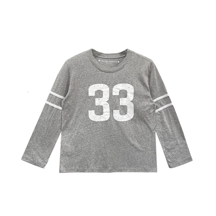 Chrome Hearts 33 Horseshoe Logo Long Sleeves Tee - SHENGLI ROAD MARKET