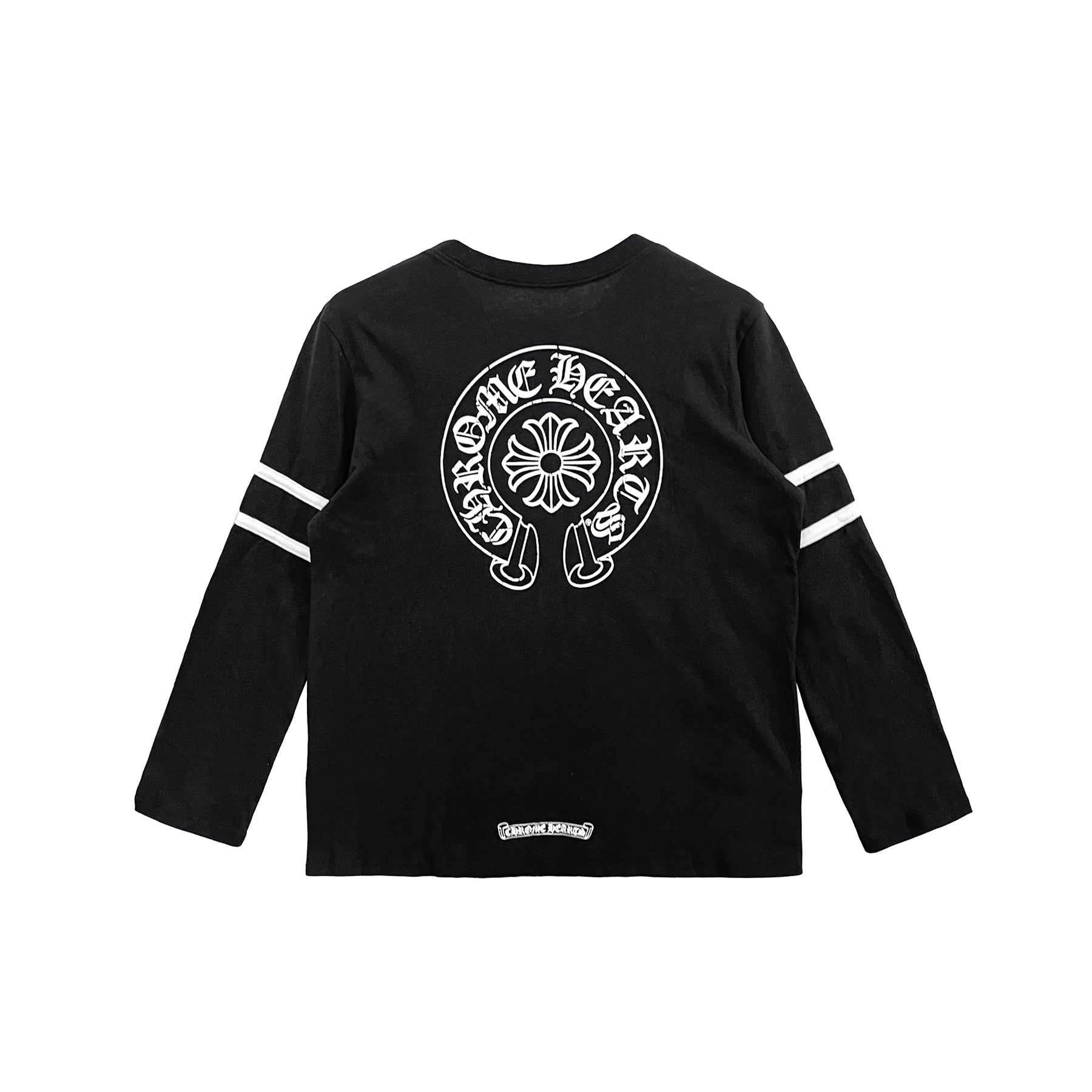 Chrome Hearts 33 ホースシュー ロゴ ロングスリーブ T シャツ - SRM