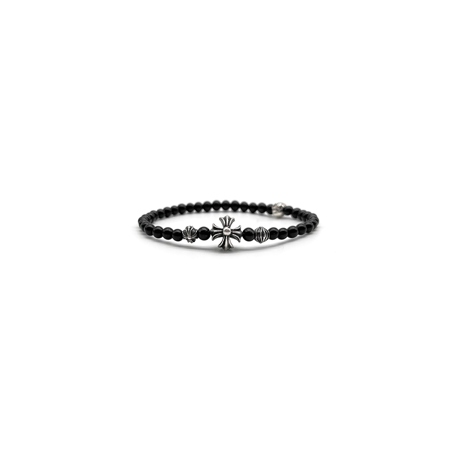 Chrome Hearts 4mm 4 Silver Beaded Bracelet - SRM – SHENGLI ROAD MARKET