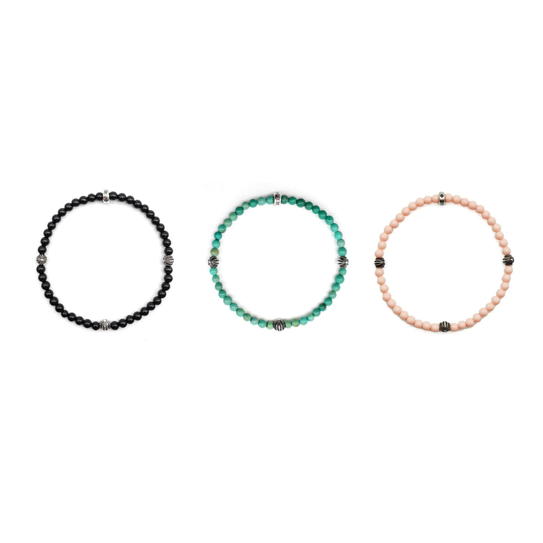 Chrome Hearts 4mm Sliver Cross Bracelet - SHENGLI ROAD MARKET