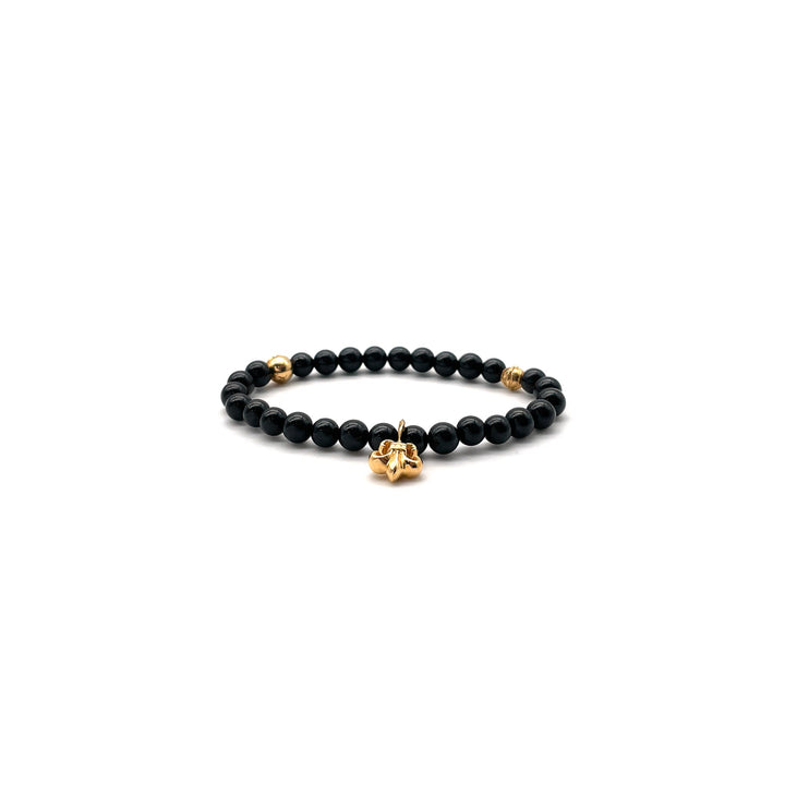 Chrome Hearts 6mm 22K Gold BS Fleur Beaded Bracelet - SHENGLI ROAD MARKET