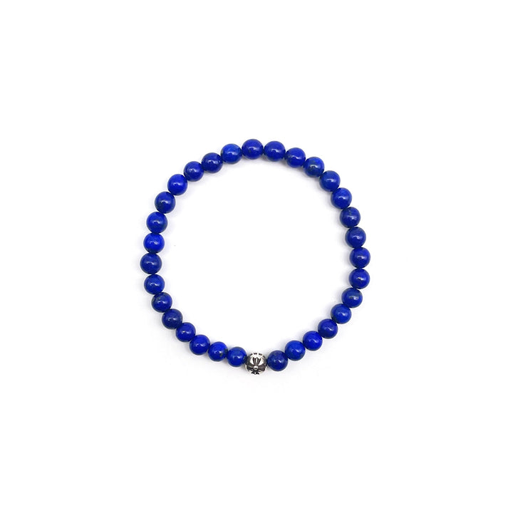Chrome Hearts 6mm Blue Bead Bracelet - SHENGLI ROAD MARKET