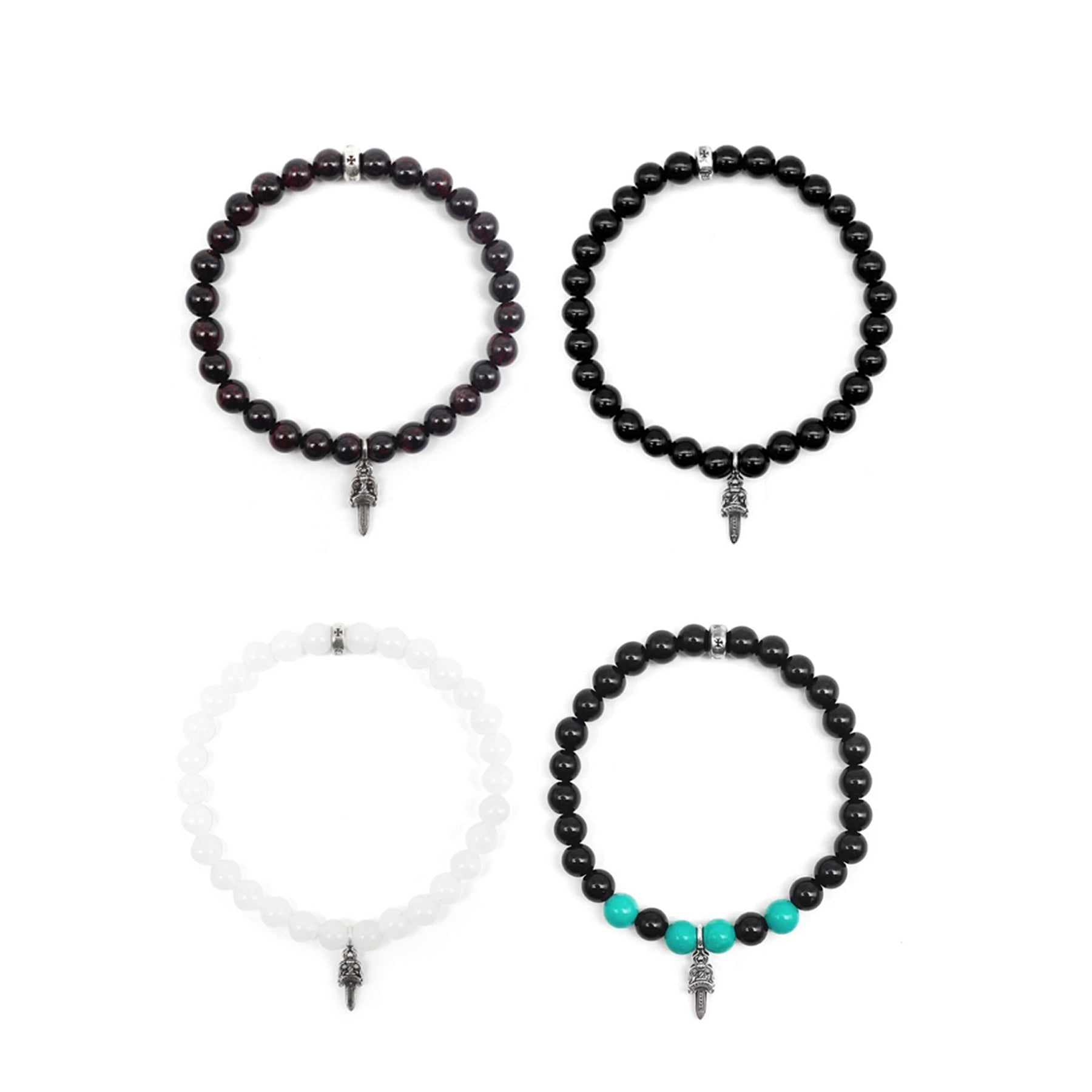 Chrome Hearts 6mm Dagger Beaded Bracelet - SRM – SHENGLI ROAD MARKET