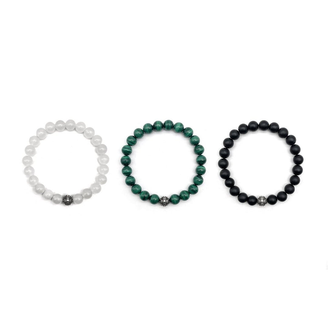 Chrome Hearts 8mm Plus Ball Beaded Bracelet - SHENGLI ROAD MARKET