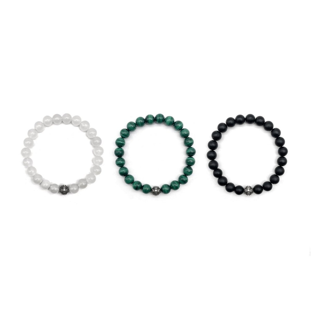 Chrome Hearts 8mm Plus Ball Beaded Bracelet - SHENGLI ROAD MARKET