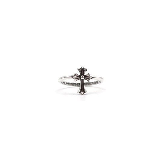 Chrome Hearts 925 Silver Bubblegum Cross Ring - SHENGLI ROAD MARKET