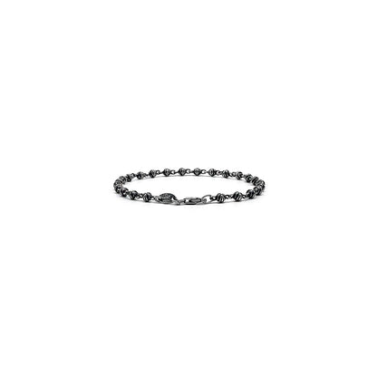 Chrome Hearts 925 Silver Cross Ball Bracelet - SHENGLI ROAD MARKET