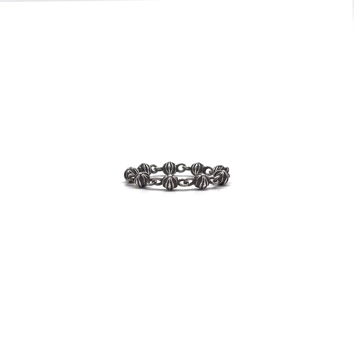 Chrome Hearts 925 Silver Cross Ball Ring - SHENGLI ROAD MARKET