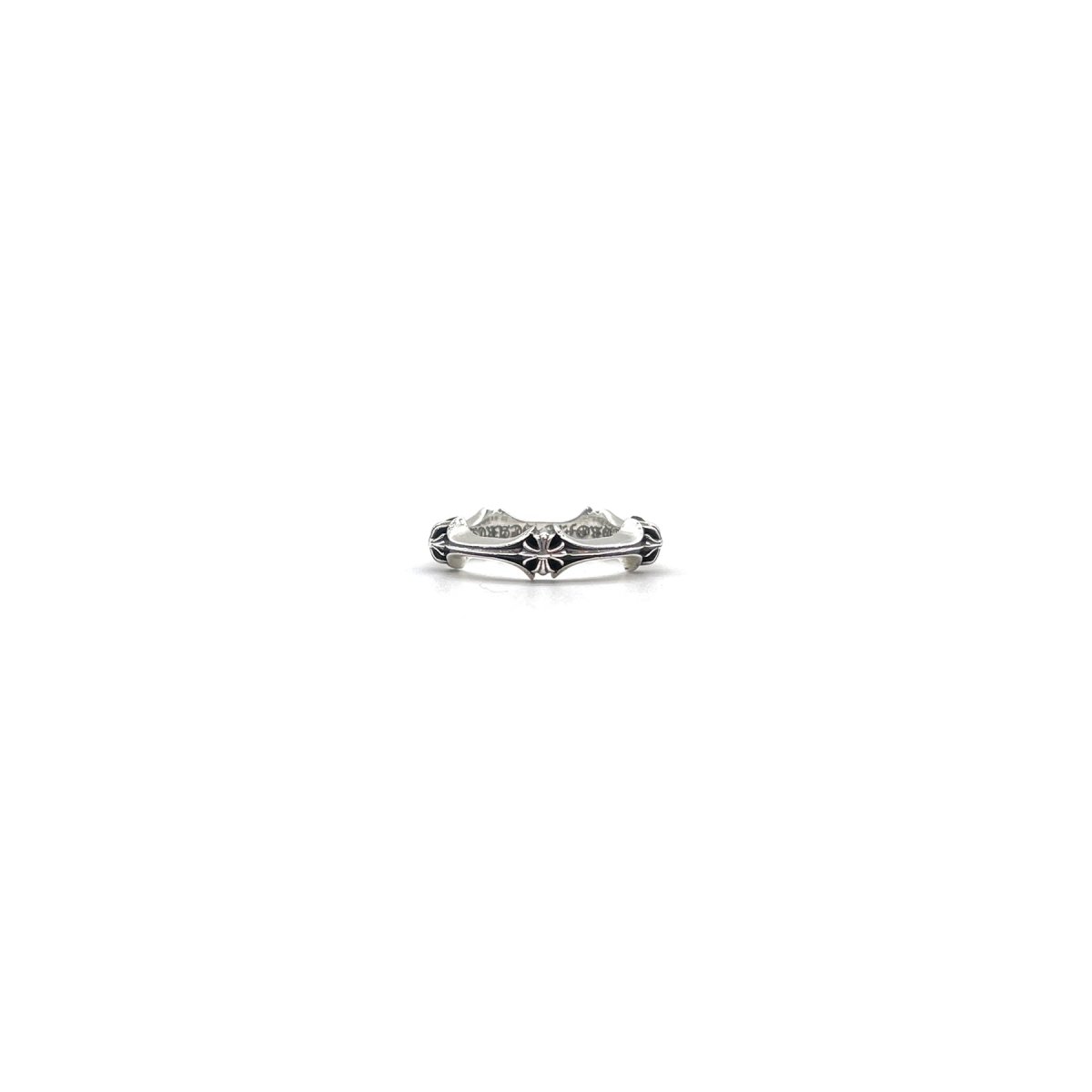 Chrome Hearts 925 Silver Cross Bone Tail Ring - SHENGLI ROAD MARKET