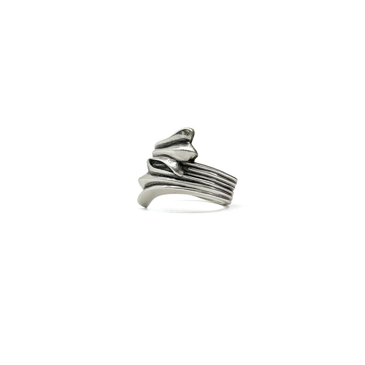 Chrome Hearts 925 Silver Cross Tail Ring - SHENGLI ROAD MARKET