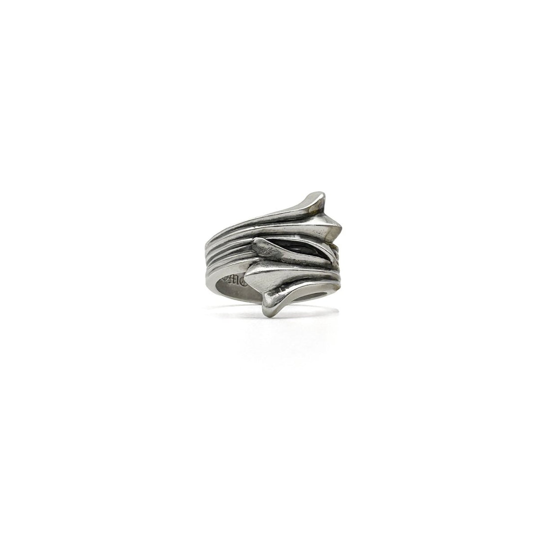 Chrome Hearts 925 Silver Cross Tail Ring - SHENGLI ROAD MARKET