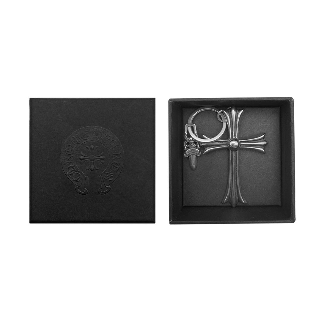 Chrome Hearts 925 Silver Cross&Dagger Keyring - SHENGLI ROAD MARKET