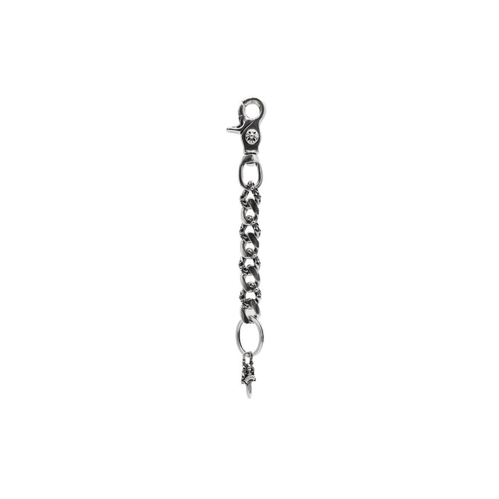 Chrome Hearts 925 Silver Cuban Chain Lobster Clasp Sword Keychain - SHENGLI ROAD MARKET