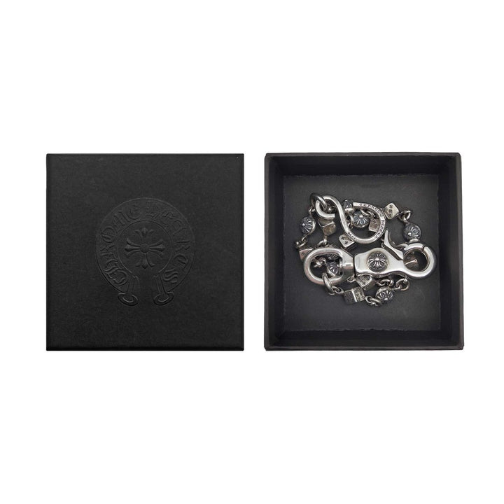 Chrome Hearts 925 Silver Dice Cross Ball Lobster Clasp Wallet Chain - SHENGLI ROAD MARKET