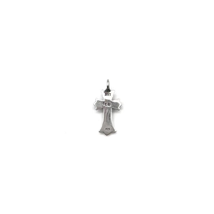 Chrome Hearts 925 Silver Double Cross Necklace Charm - SHENGLI ROAD MARKET