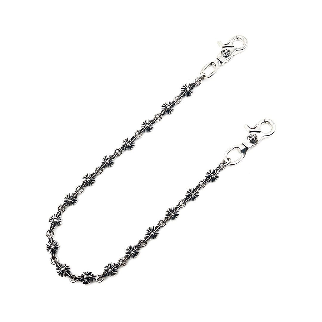 Chrome Hearts 925 Silver Double Lobster Clasp Cross Chain - SHENGLI ROAD MARKET