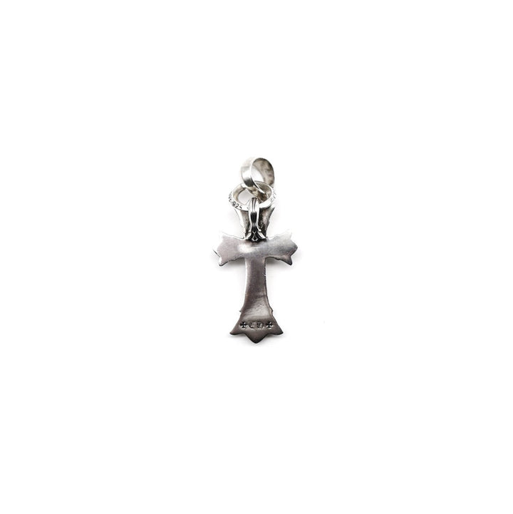 Chrome Hearts 925 Silver Drop Ring Double - Layer Cross Pendant - SHENGLI ROAD MARKET