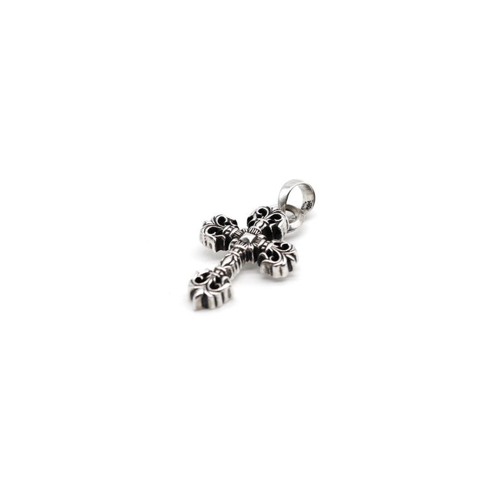 Chrome Hearts 925 Silver Filigree Cross Necklace Charm - SHENGLI ROAD MARKET