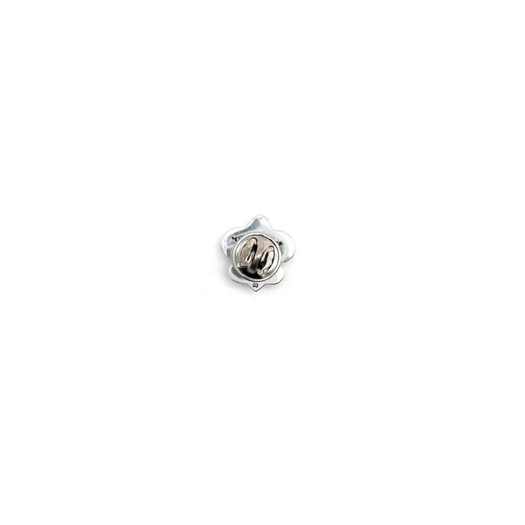 Chrome Hearts 925 Silver Fleur Breastpin-SHENGLI ROAD MARKET