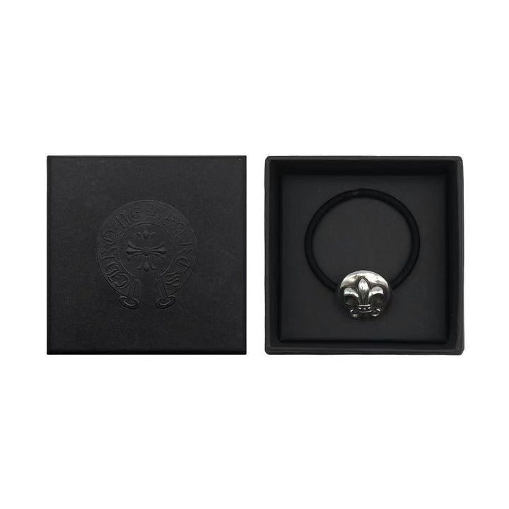 Chrome Hearts 925 Silver Fleur Hair Tie - SHENGLI ROAD MARKET