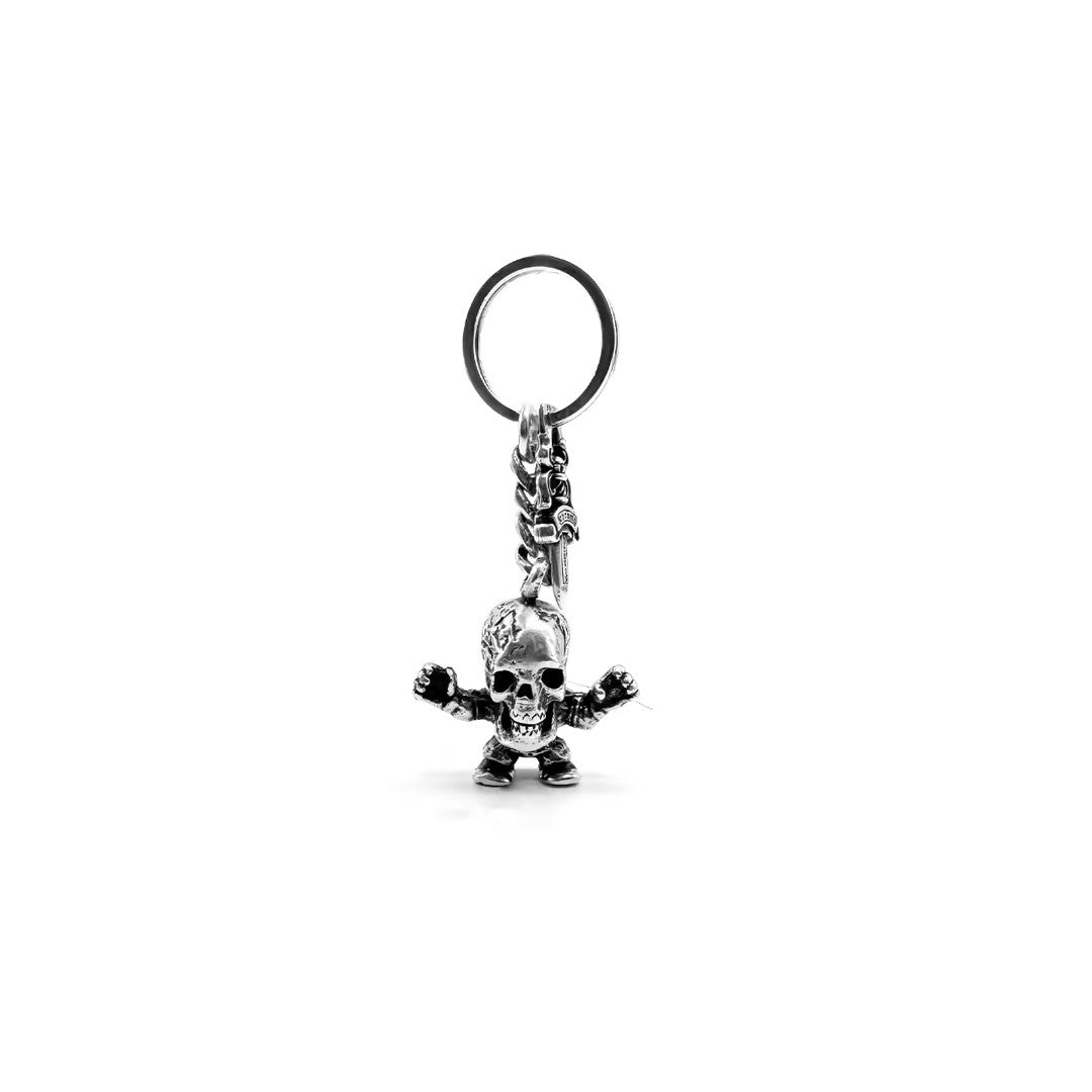 Chrome Hearts 925 Silver Foti Harris&Dagger Keyring - SHENGLI ROAD MARKET