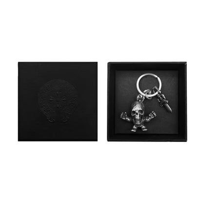 Chrome Hearts 925 Silver Foti Harris&Dagger Keyring - SHENGLI ROAD MARKET