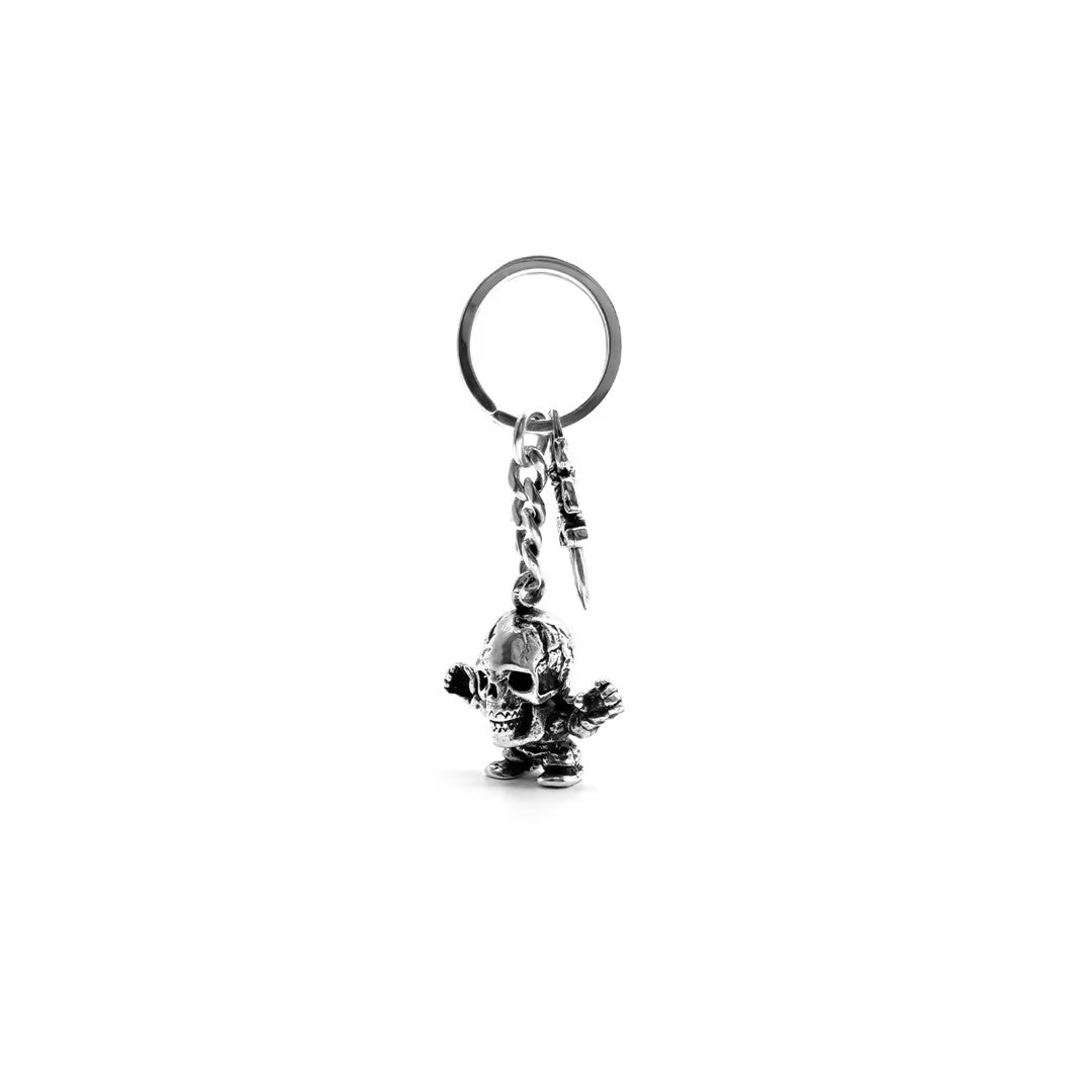 Chrome Hearts 925 Silver Foti Harris&Dagger Keyring - SHENGLI ROAD MARKET